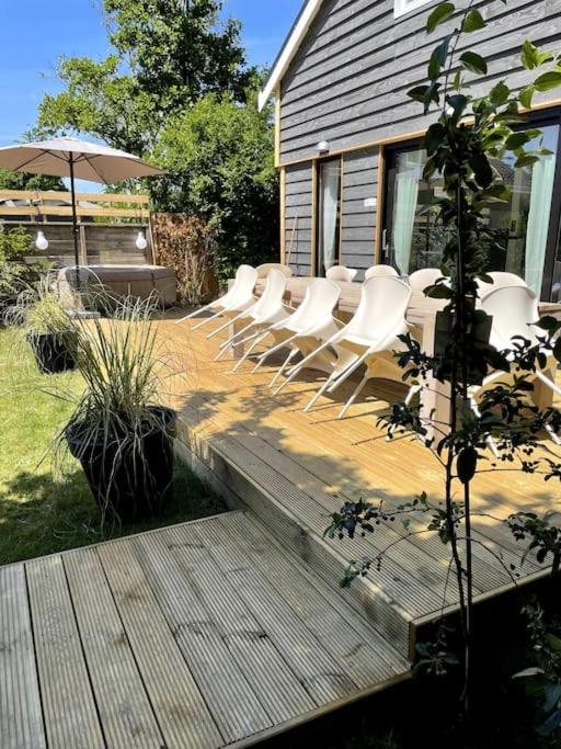 Modern Beach House For 12 Pers! With Jacuzzi Julianadorp Exterior foto